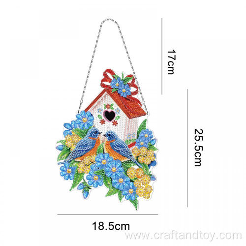 Wall hanging Diamond painting bird's-nest